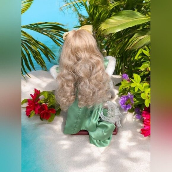 The Brass Key Collection Green Dress Porcelain Doll (EUC) - Picture 6 of 7